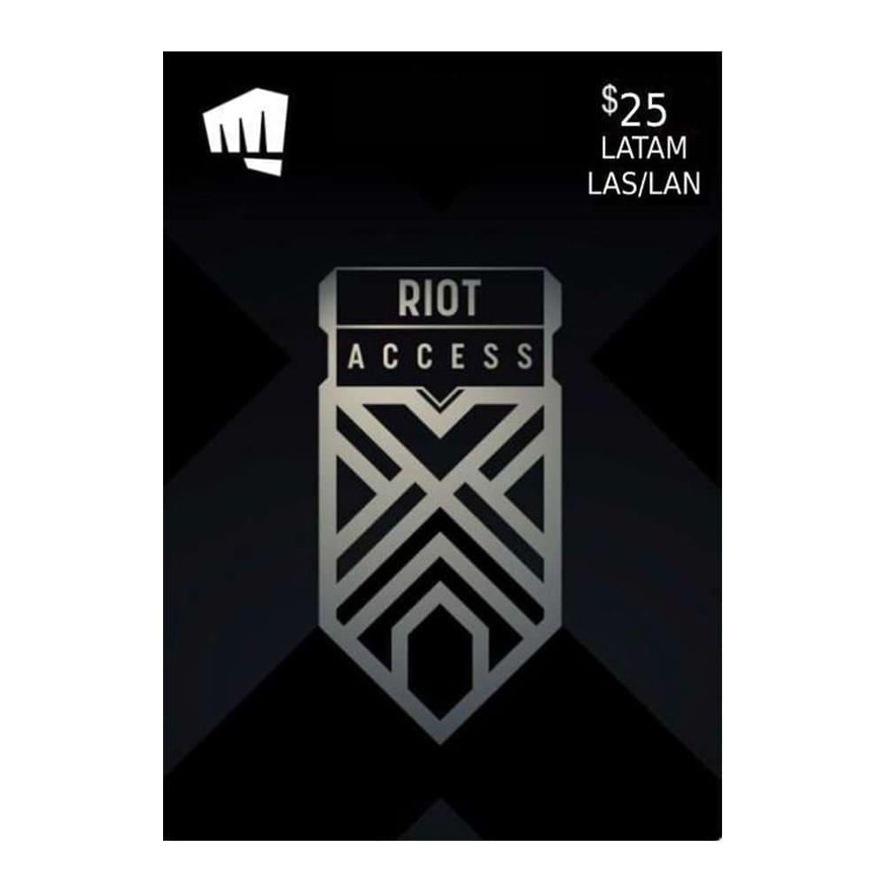 Tarjeta Digital Riot Access Latam de $25