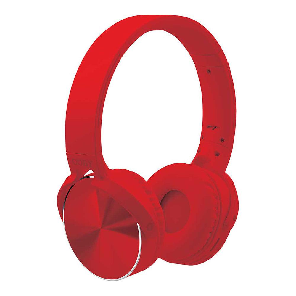 Audífonos Inalámbricos Coby Plegables Rojo