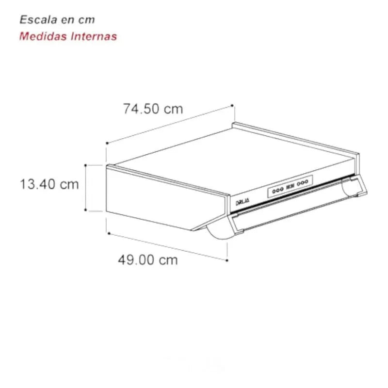 Extractor de Grasa Drija 30" / Acero Inoxidable / 95 W