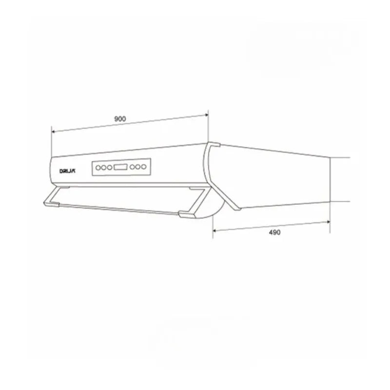 Extractor De Grasa Drija 36" / Acero Inoxidable / 3 Velocidades