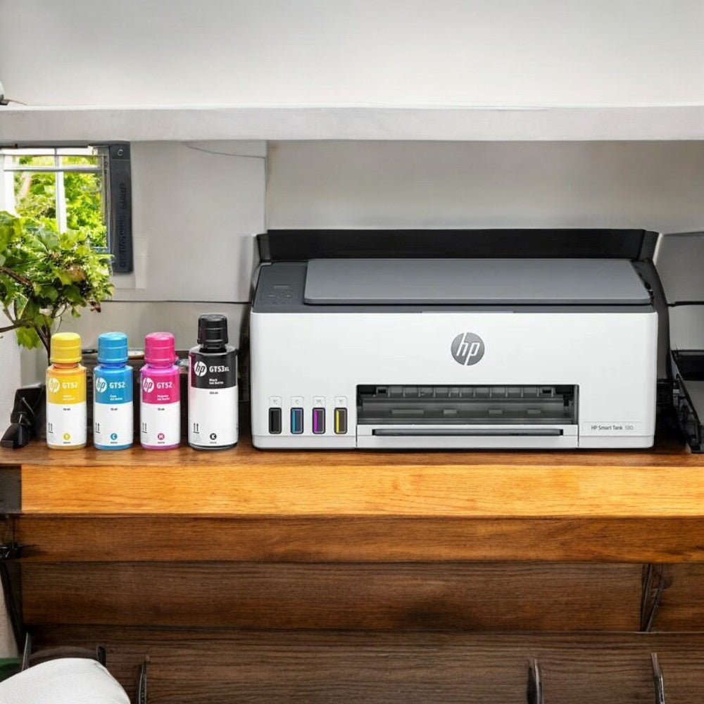 Impresora Multifuncional HP Smart Tank 580 Tinta Continua Color Wi-Fi Smart App Escáner