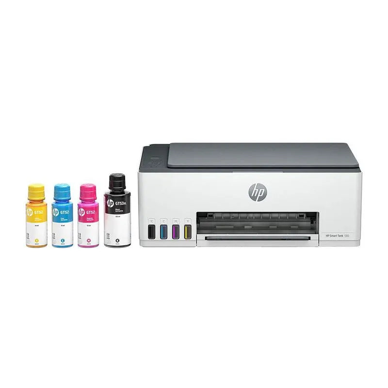 Impresora Multifuncional HP Smart Tank 580 Tinta Continua Color Wi-Fi Smart App Escáner