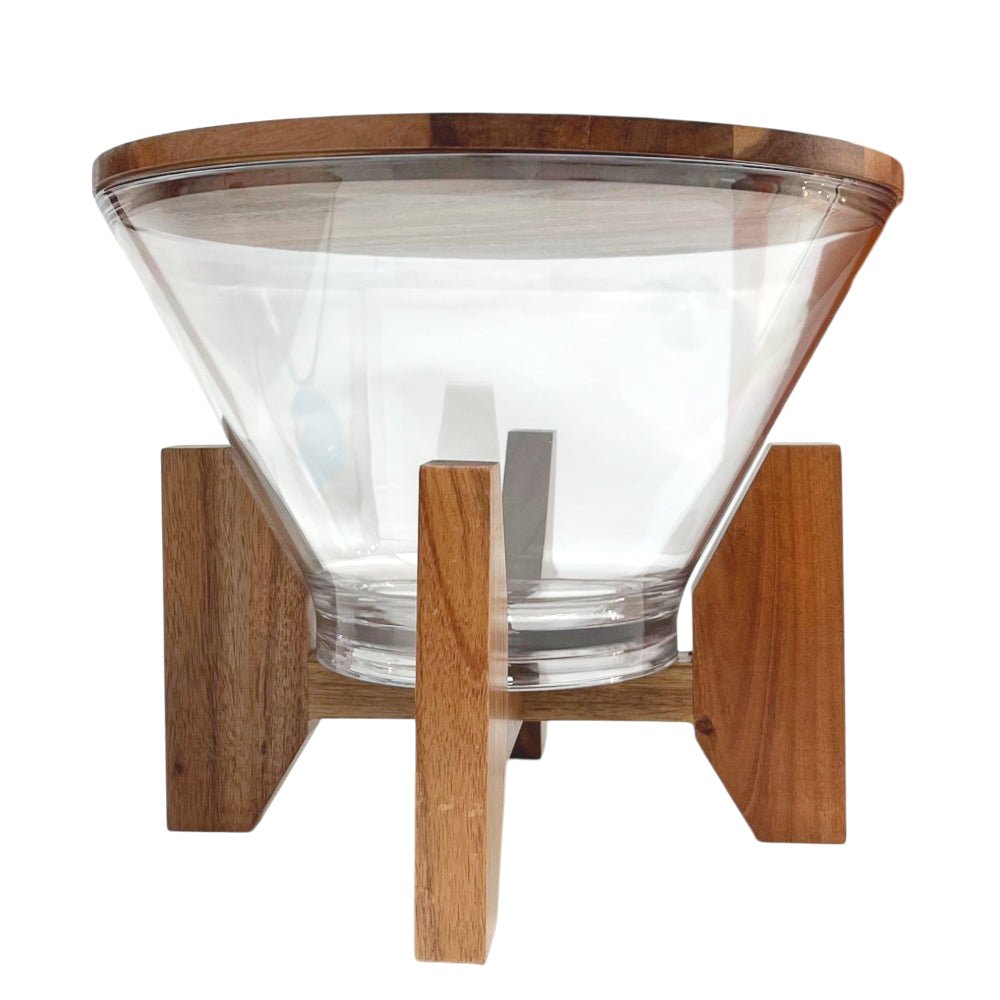 Ensaladera Acrílica Home Elegance 27 cm con Tapa