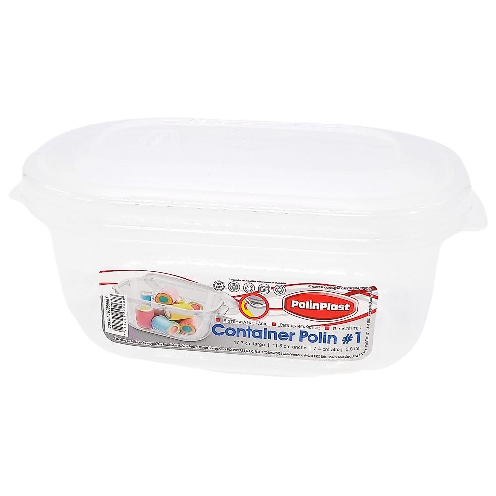 Envase Plástico Polinplast 0.8 L