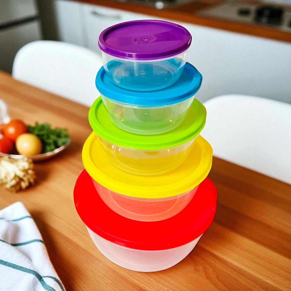 Envases Plástico Home Elegance / Set 5 Piezas / Cuadrado - Home Elegance - Titan.com.pa - 2100000911820