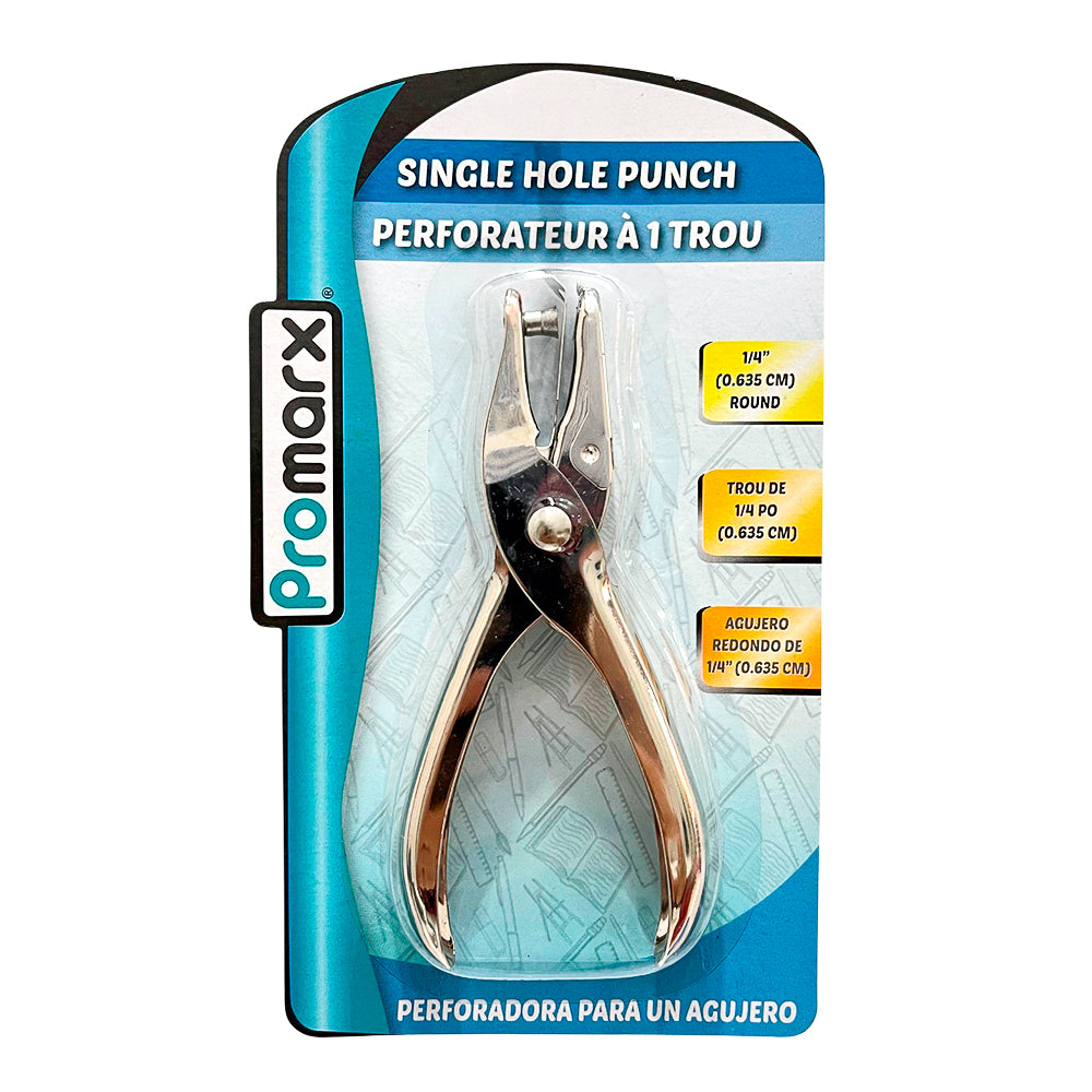 Perforadora de 1 Hueco Promarx - 1/4"