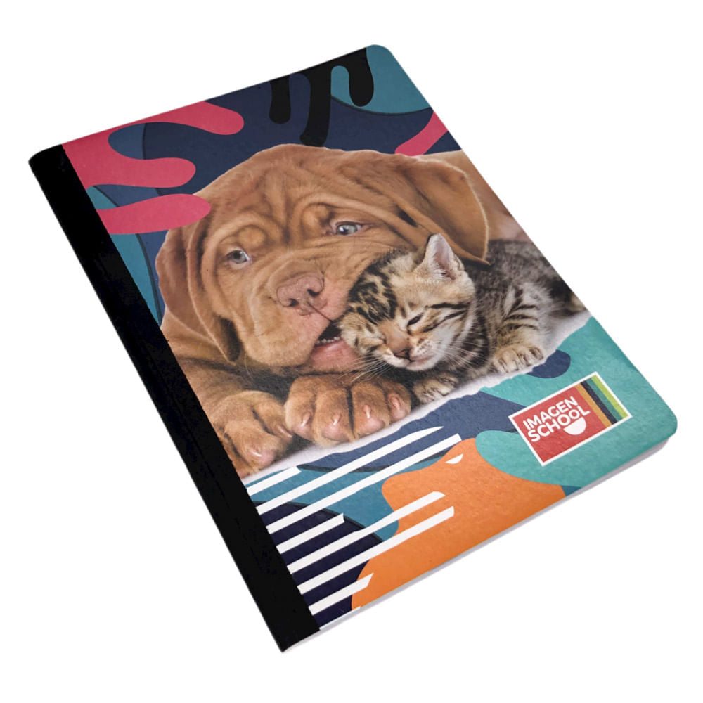 Cuaderno Cosido Raya Ancha Imagen School Pets de 200 Páginas 9.75" X 7.5" - Surtido
