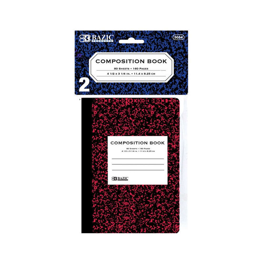 Cuaderno Notas Bazic 160 Pag 2 Piezas - Surtido