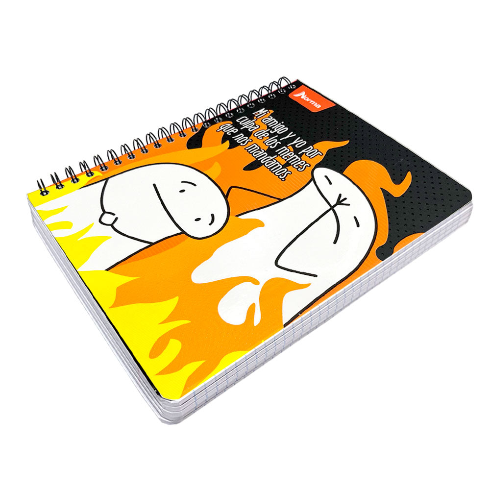 Libreta Grande Norma Flork de Espiral Doble / 5 Materias / Surtido