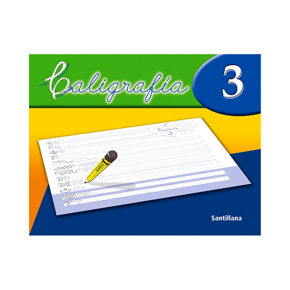 Libro de Texto Santillana Caligrafía 3 Nueva Edición