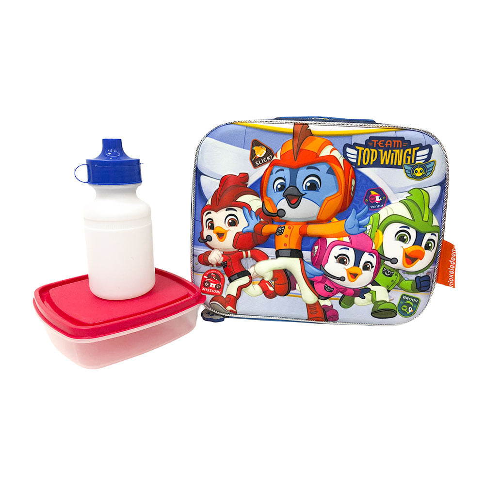 Lonchera Top Wings 3D Con Accesorios