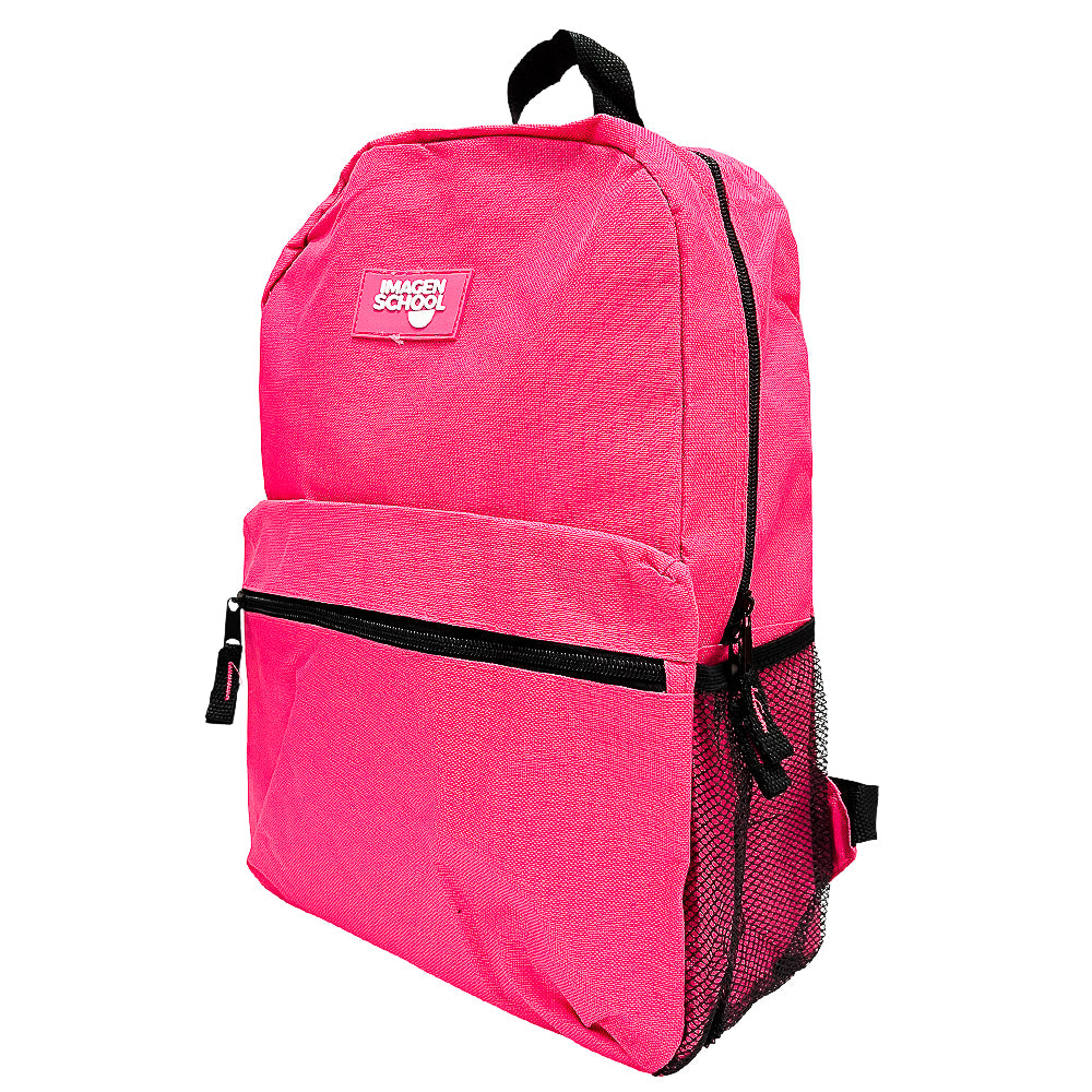Mochila Escolar 16” Imagen School/Rosado