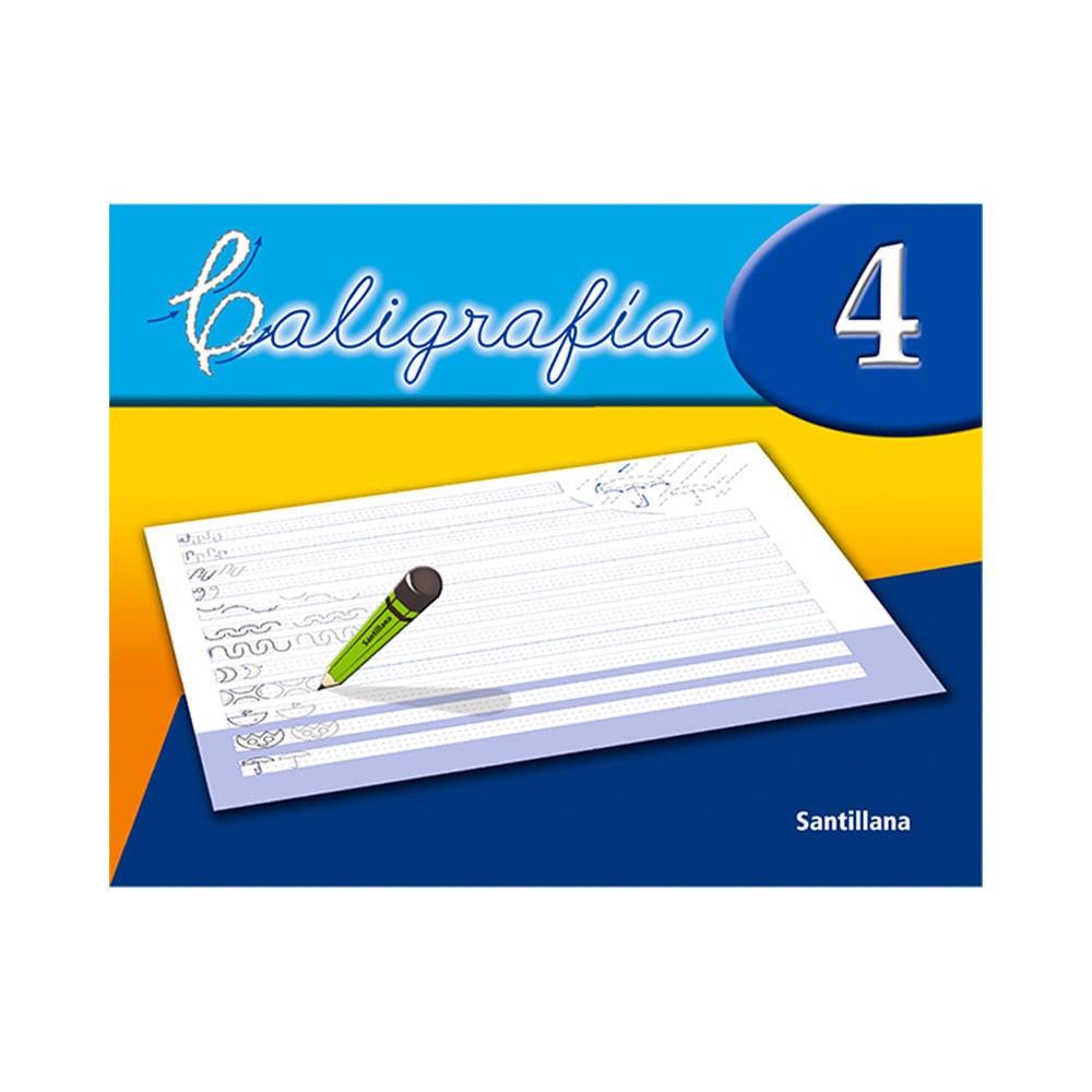 Libro de Texto Santillana Caligrafía 4 Nueva Edición