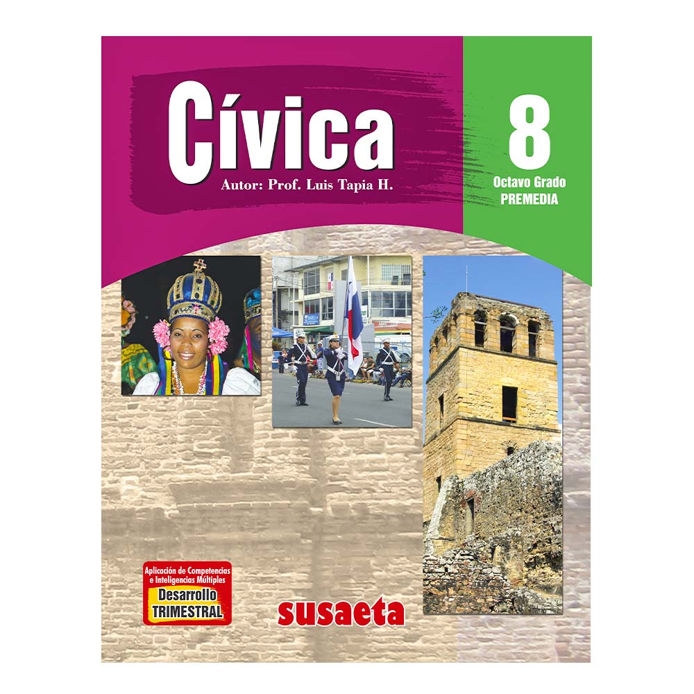 Libro de Texto Susaeta Cívica Tapia 8