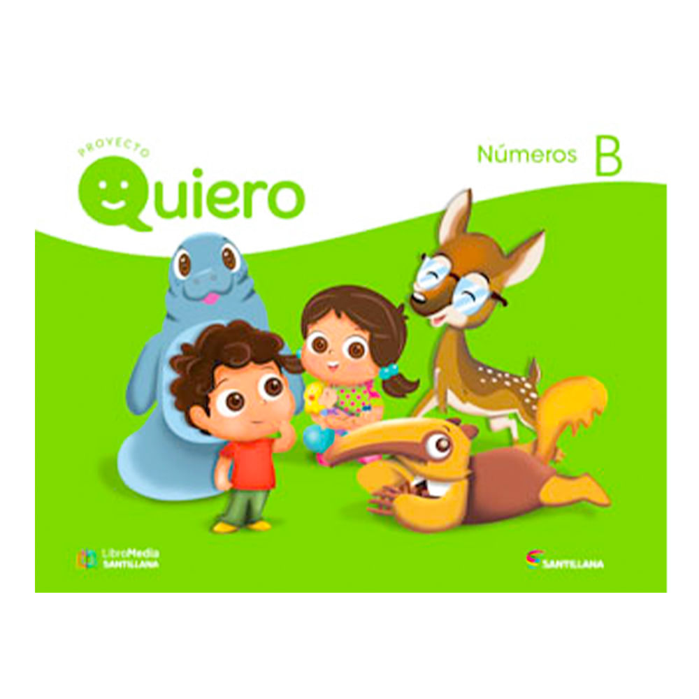 Libro de Texto Santillana Quiero Números B