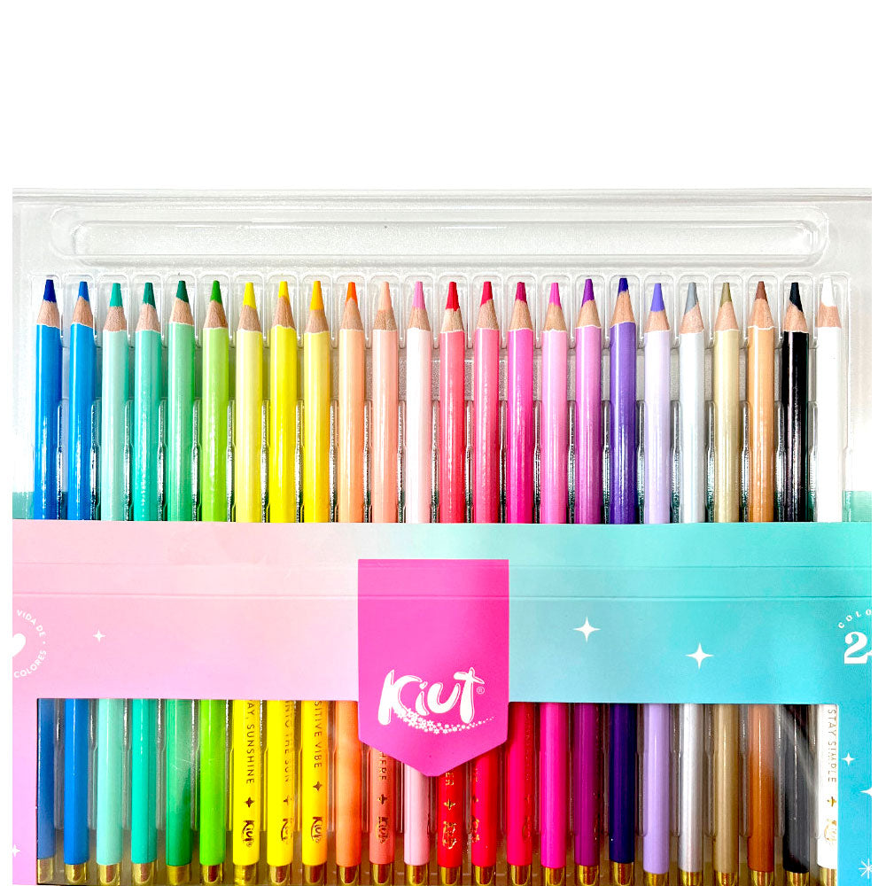 Lápices de Colores Kiut Norma / 24 Unidades