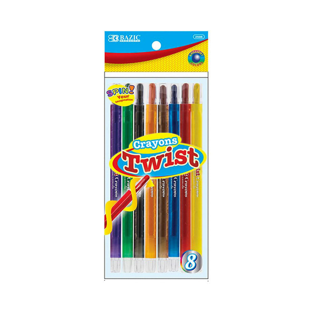 Crayones Twist Bazic de 12 Colores