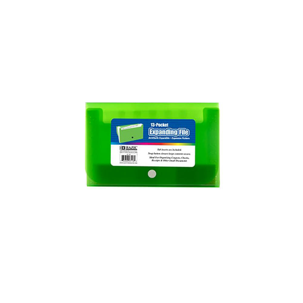 Archivador Para Notas Bazic Plástico Con 4 Divisiones - Surtido