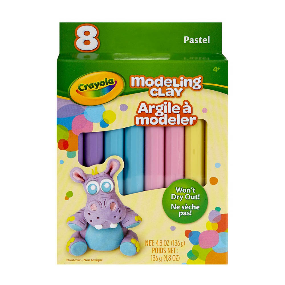 Masilla Crayola Pastel 8 Colores