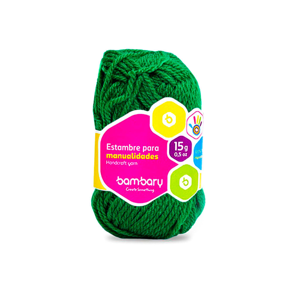 Madeja de Lana Bambary Verde 15 g