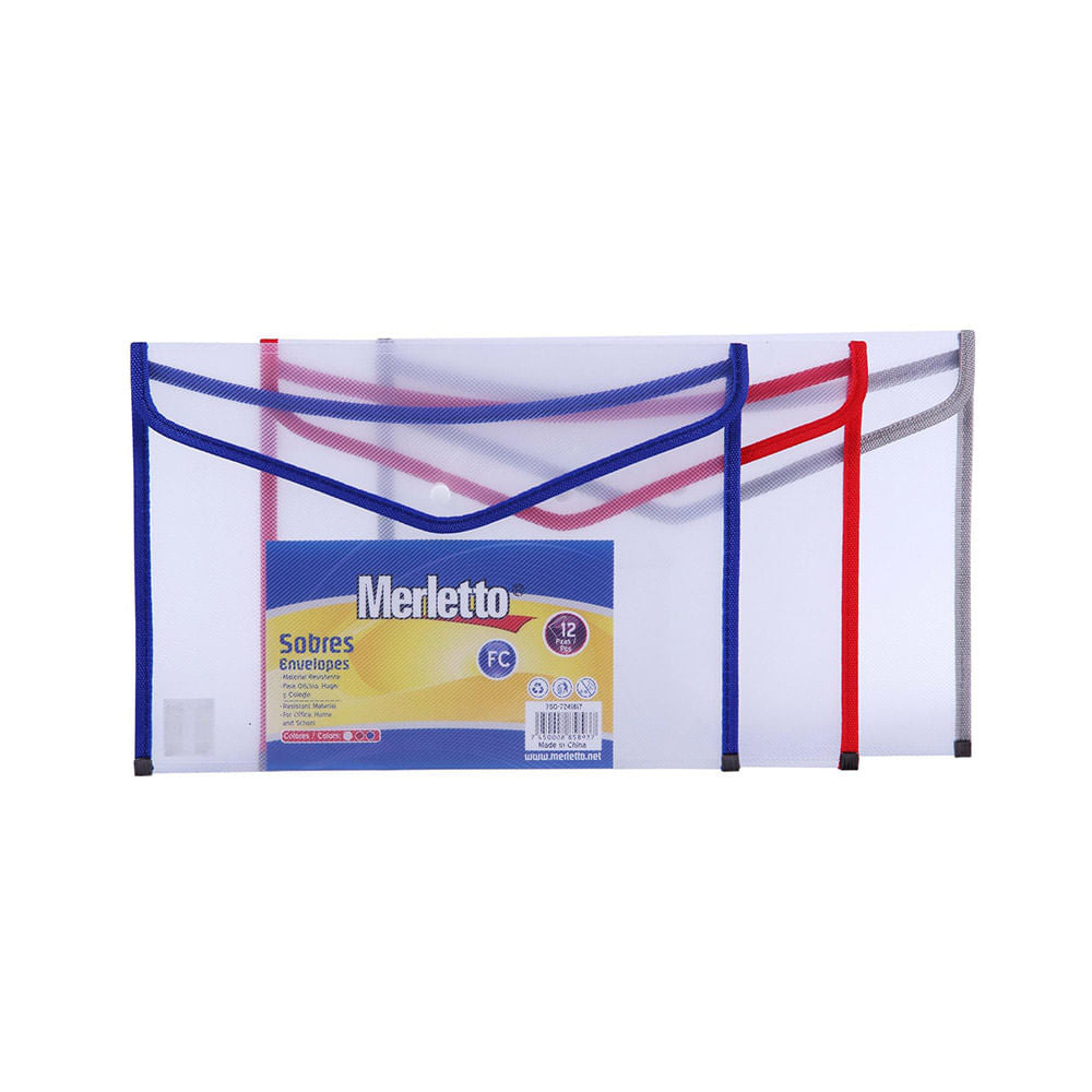 Sobre Legal Merletto Transparente Con Broche - Surtido