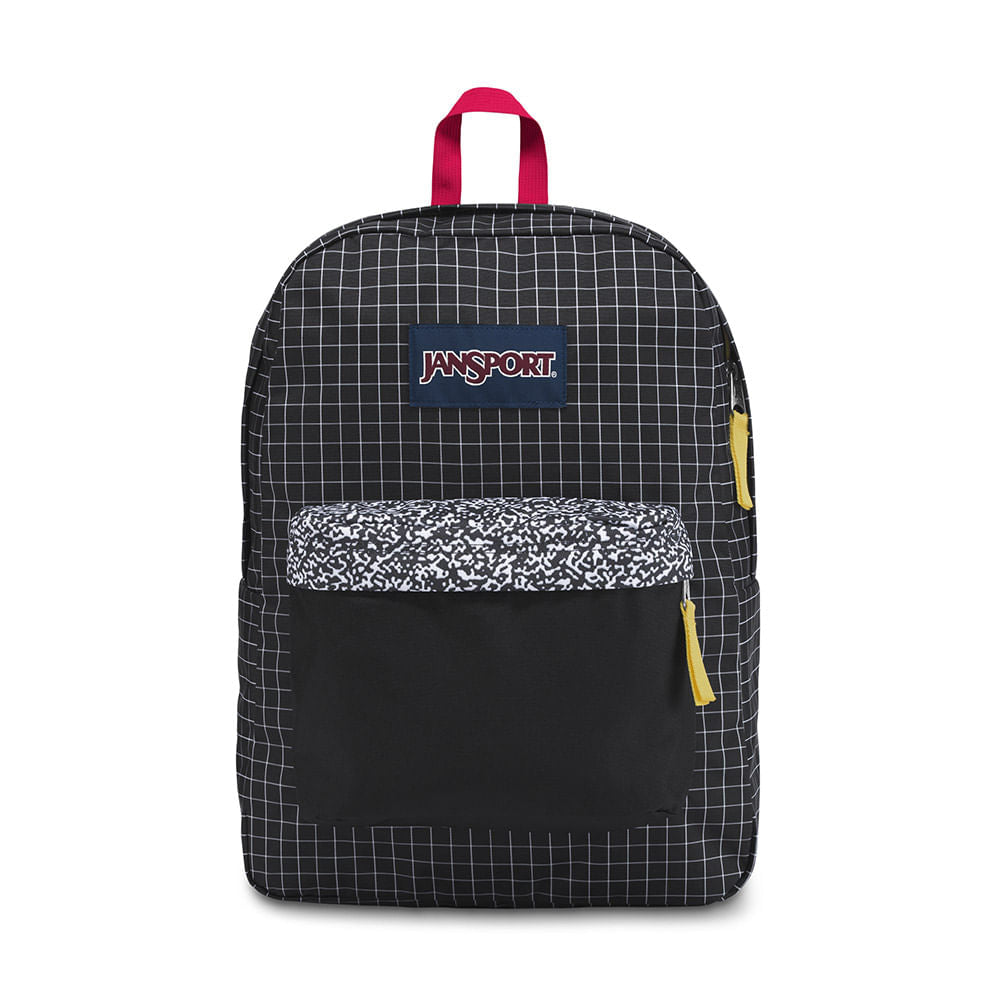 Mochila Jansport Superbreak Black Grid