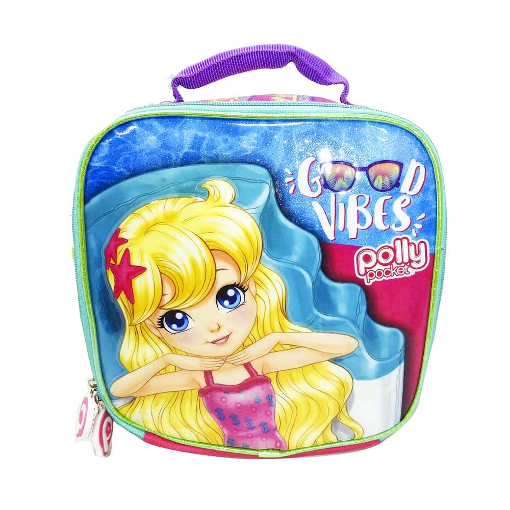 Lonchera Polly Pocket Good Vibes de 9"