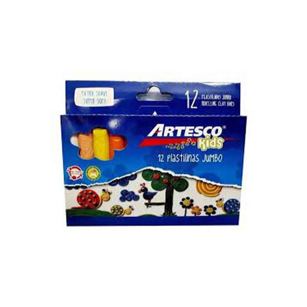 Masilla Artesco Jumbo de 12 Colores