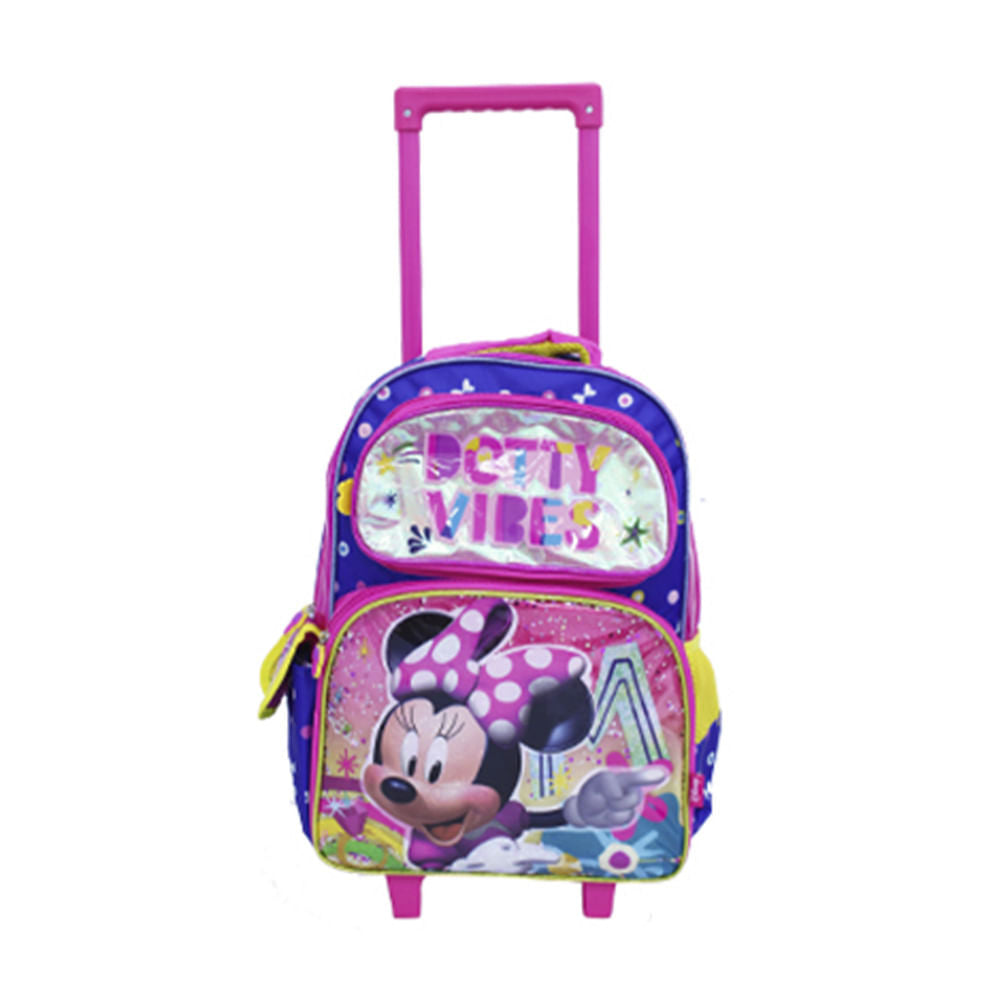 Mochila Minnie Básica Con Ruedas de 16"