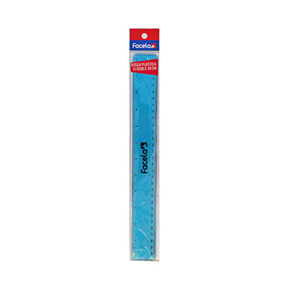 Regla Facela Flexible de 30 cm - Surtido