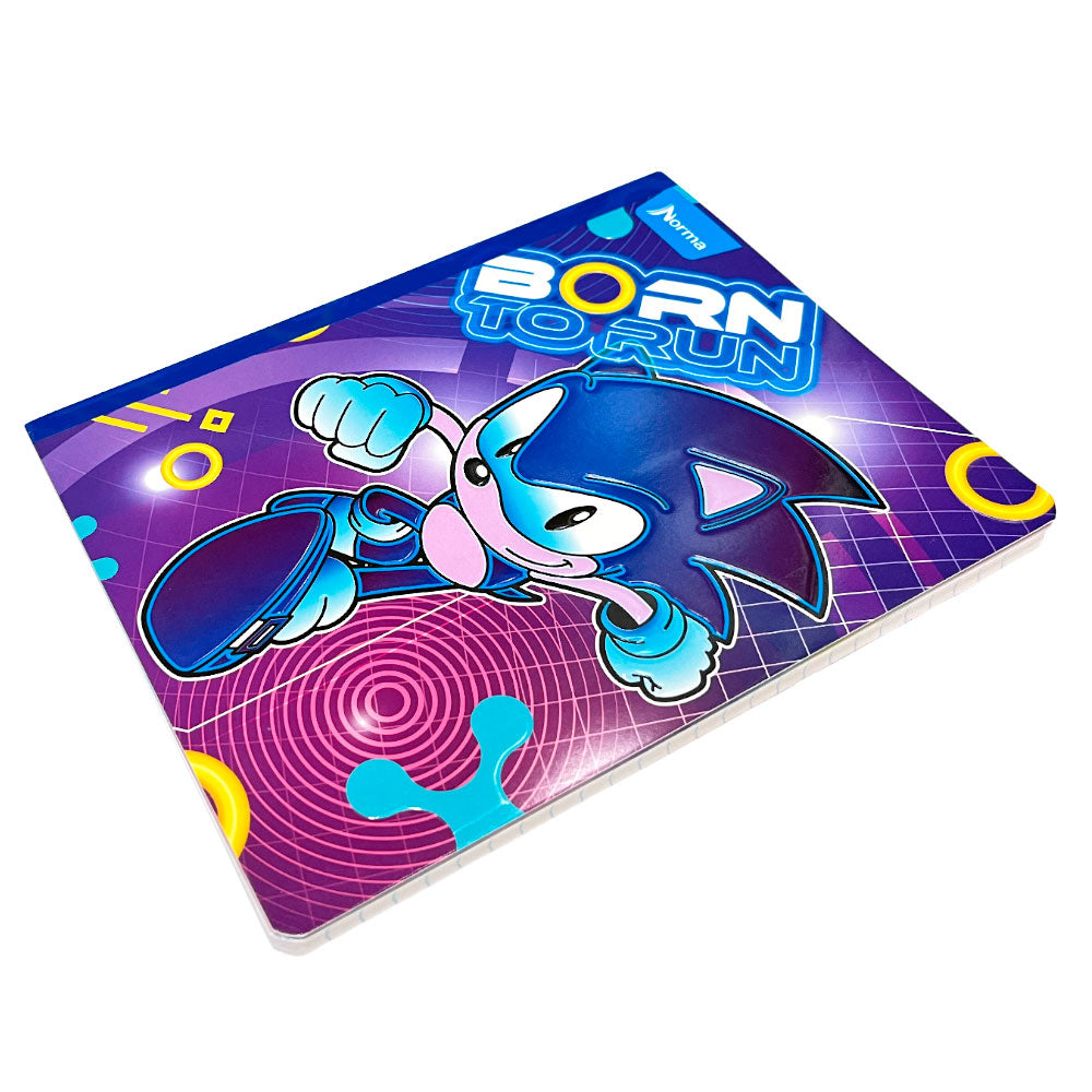 Cuaderno Cosido Norma Sonic Raya Ancha 200 Páginas - Surtido