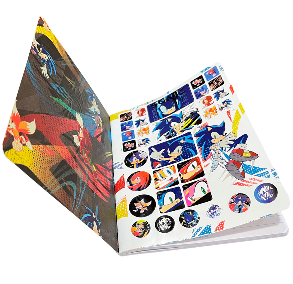 Cuaderno Cosido Norma Sonic Raya Ancha 200 Páginas - Surtido