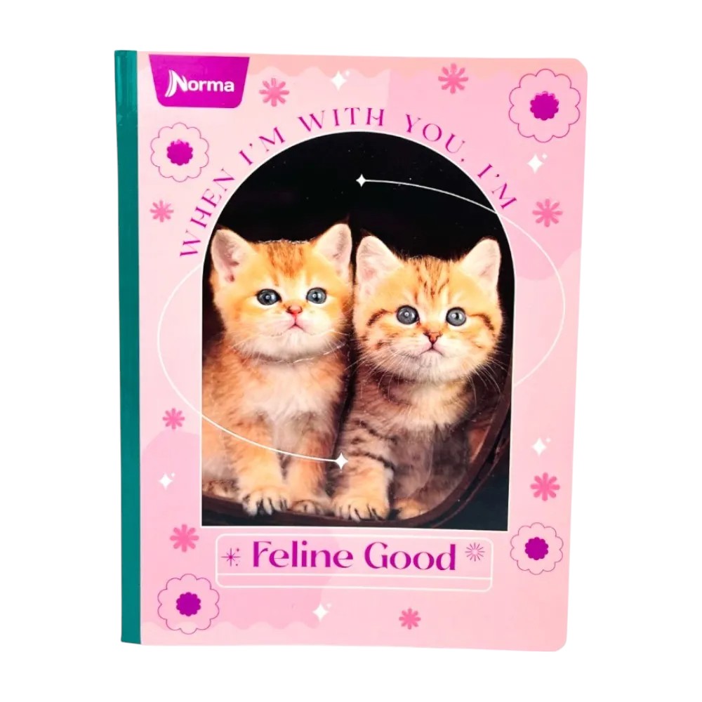 Cuaderno Cosido Norma Cats/Dogs - Raya Ancha / 200 Páginas / Surtido