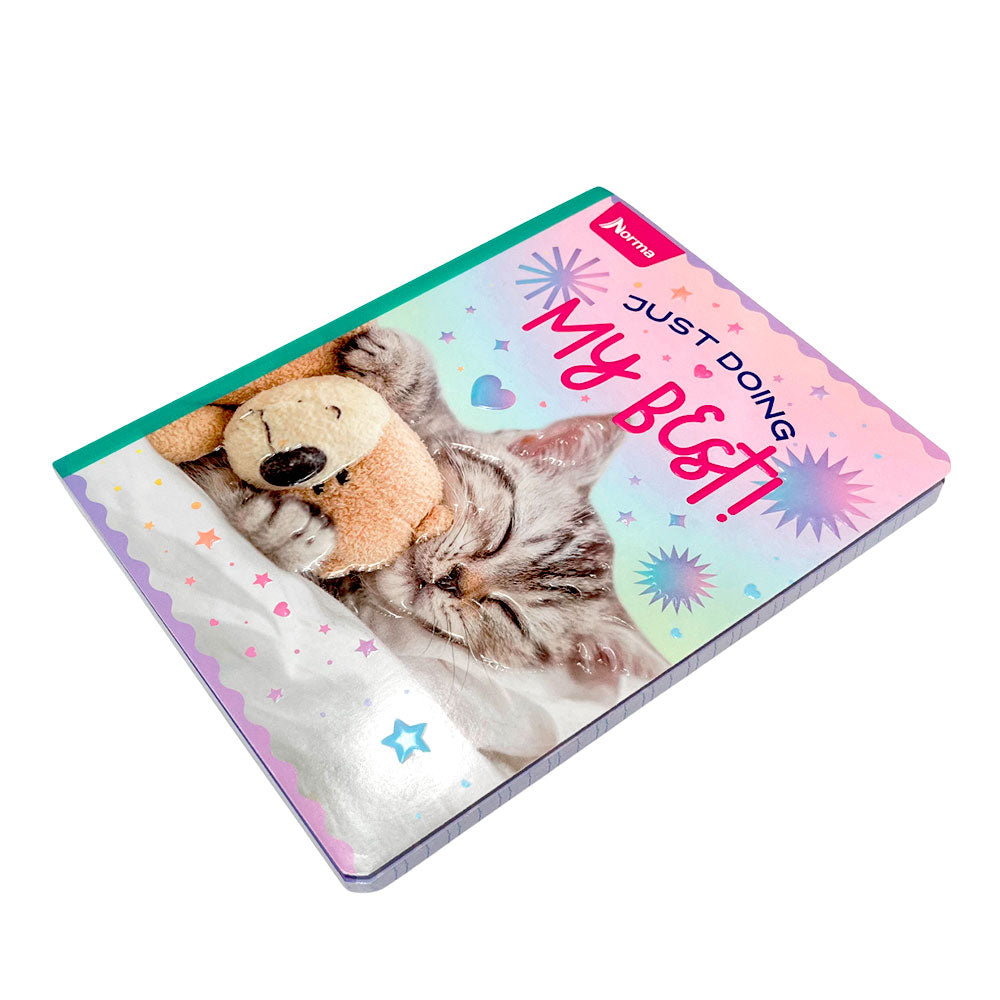 Cuaderno Cosido Norma Cats/Dogs - Raya Ancha / 200 Páginas / Surtido