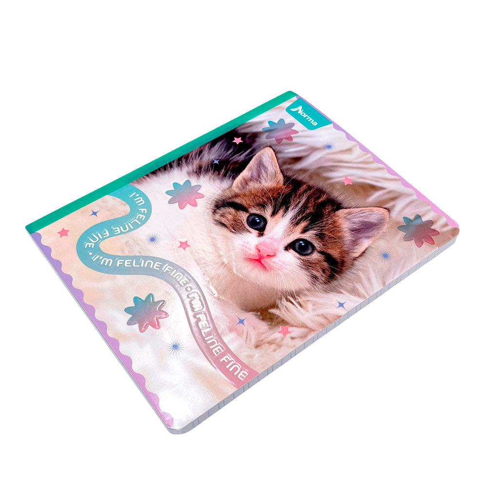 Cuaderno Cosido Norma Cats/Dogs - Raya Ancha / 200 Páginas / Surtido