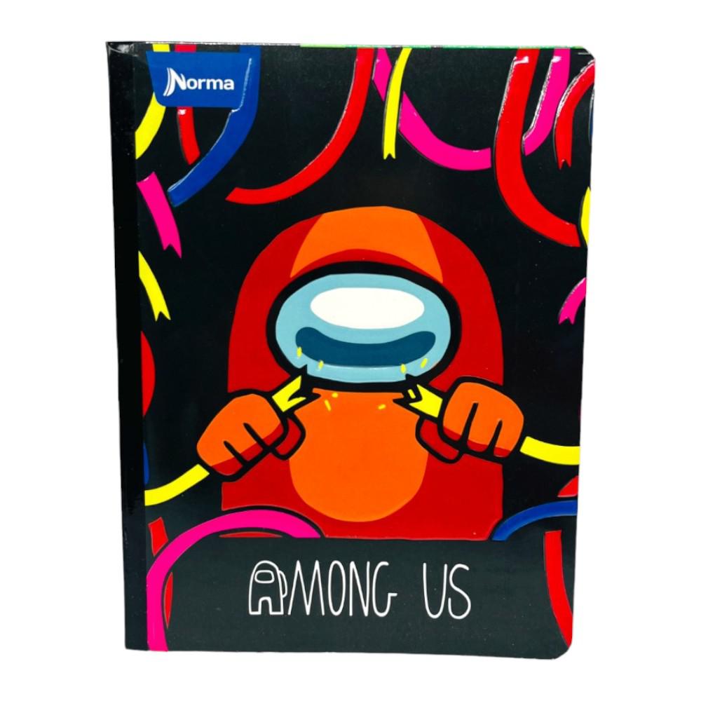 Cuaderno Cosido Norma Among Us Raya Ancha de 200 Páginas - Surtido