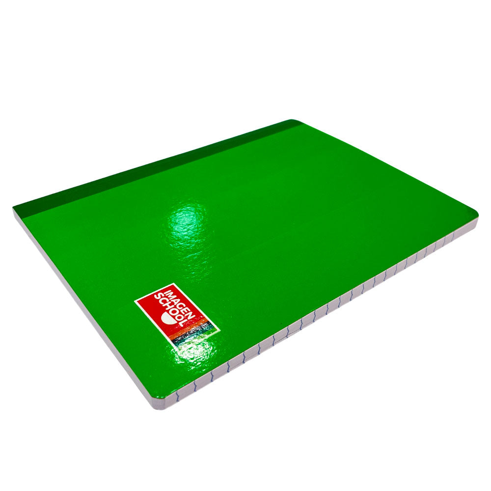 Set de 3 Cuaderno Cosido Pequeño Imagen School / Raya Ancha / 200 Páginas / Liso