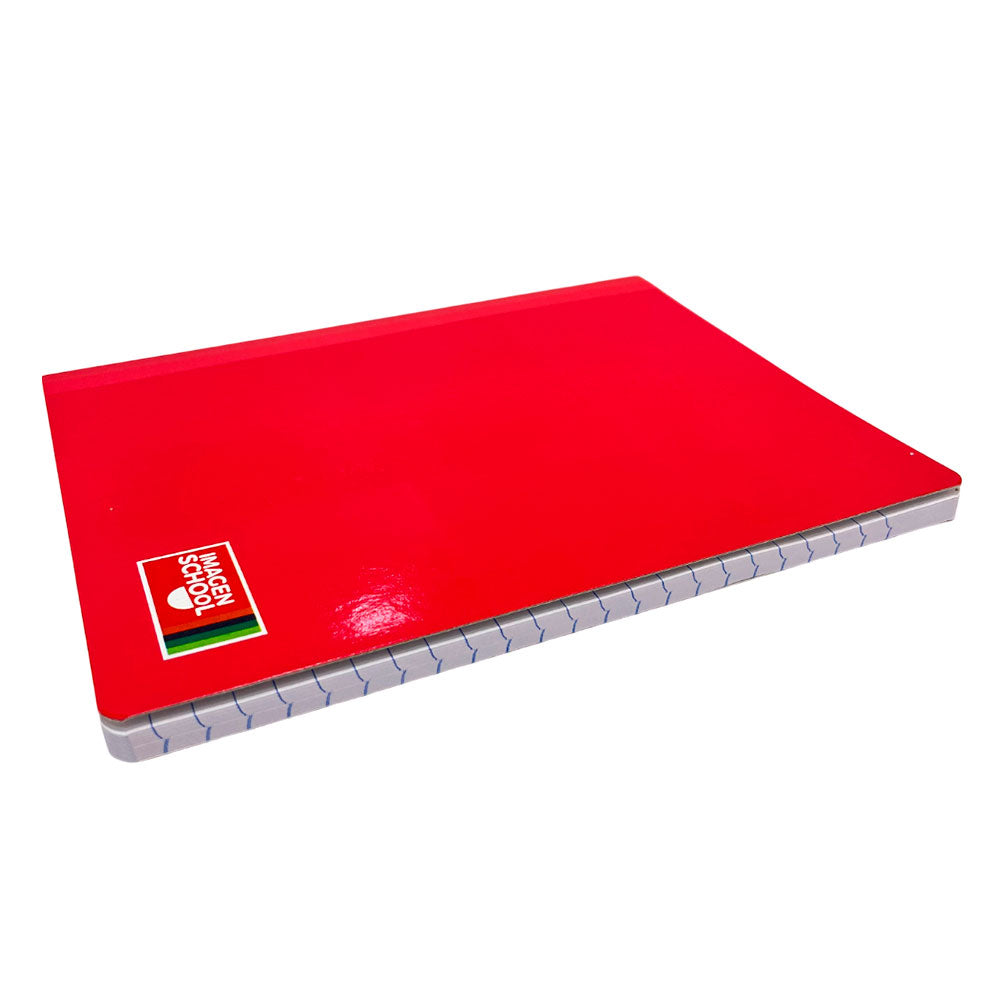 Set de 3 Cuaderno Cosido Pequeño Imagen School / Raya Ancha / 200 Páginas / Liso