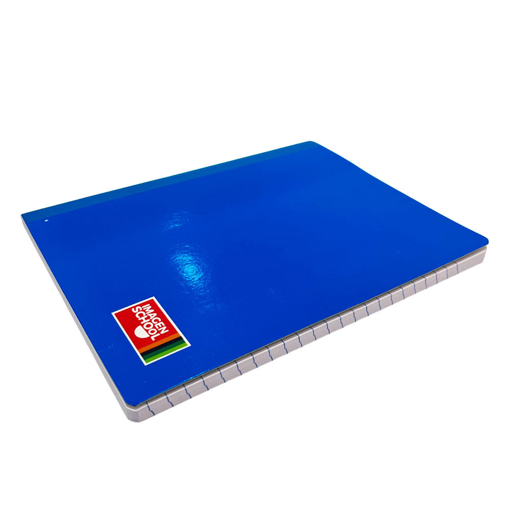 Set de 3 Cuaderno Cosido Pequeño Imagen School / Raya Ancha / 200 Páginas / Liso