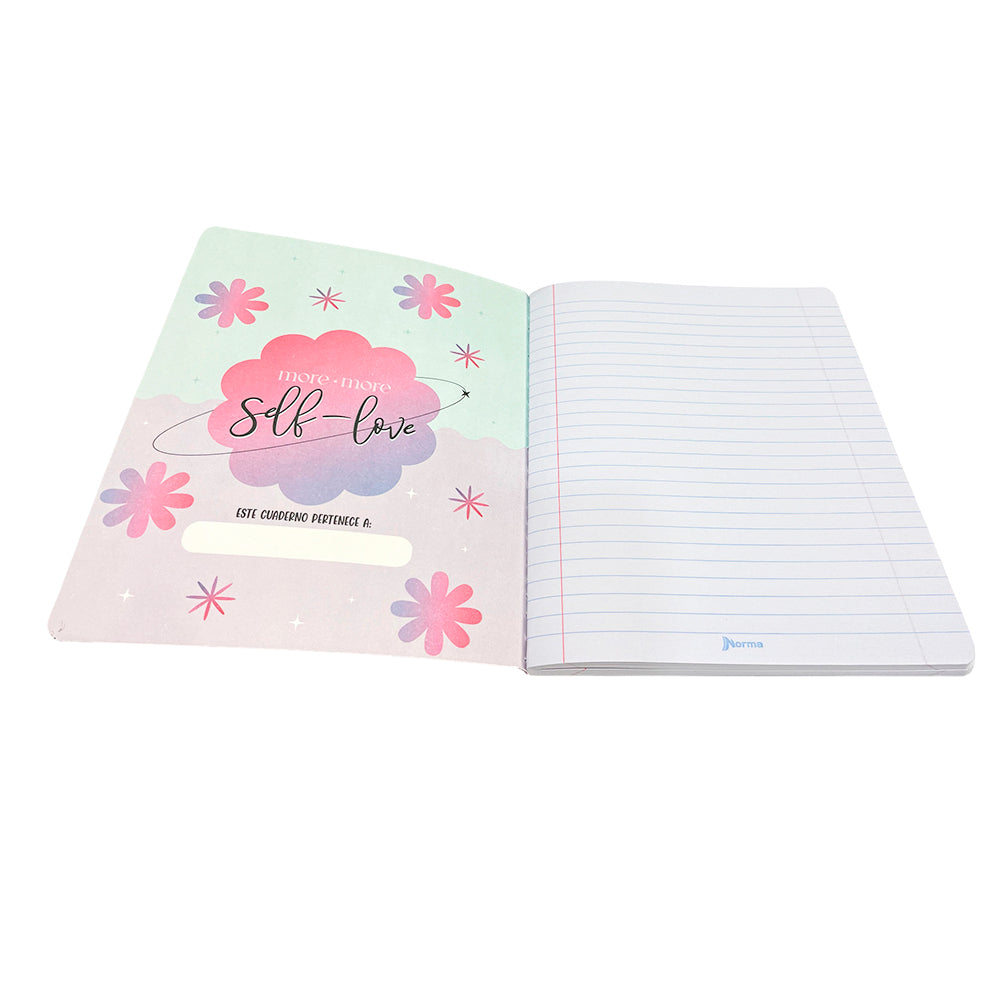 Cuaderno Cosido Norma X-Presarte 3 Materias / Raya Ancha / 180 Páginas / Surtido