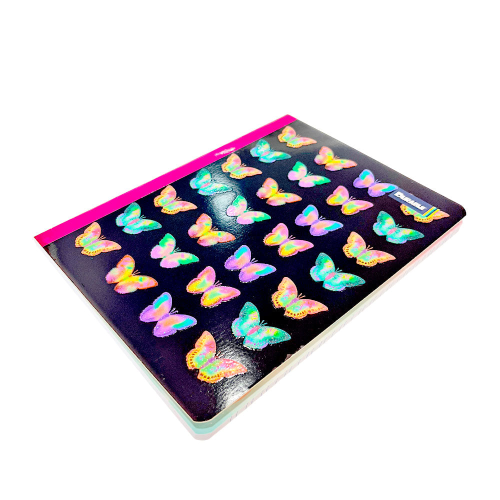 Cuaderno Cosido Grande Durable Para Niña / 200 Páginas / Doble Raya / Surtido