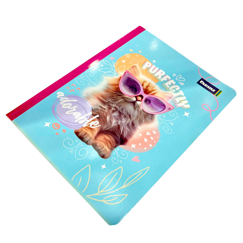 Cuaderno Cosido Grande Durable Para Niña / 200 Páginas / Doble Raya / Surtido