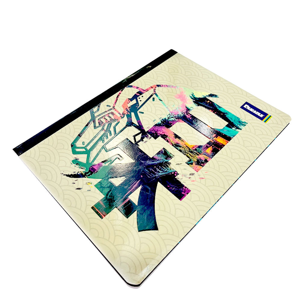 Cuaderno Cosido Grande Durable Para Niño / 200 Páginas / Doble Raya / Surtido