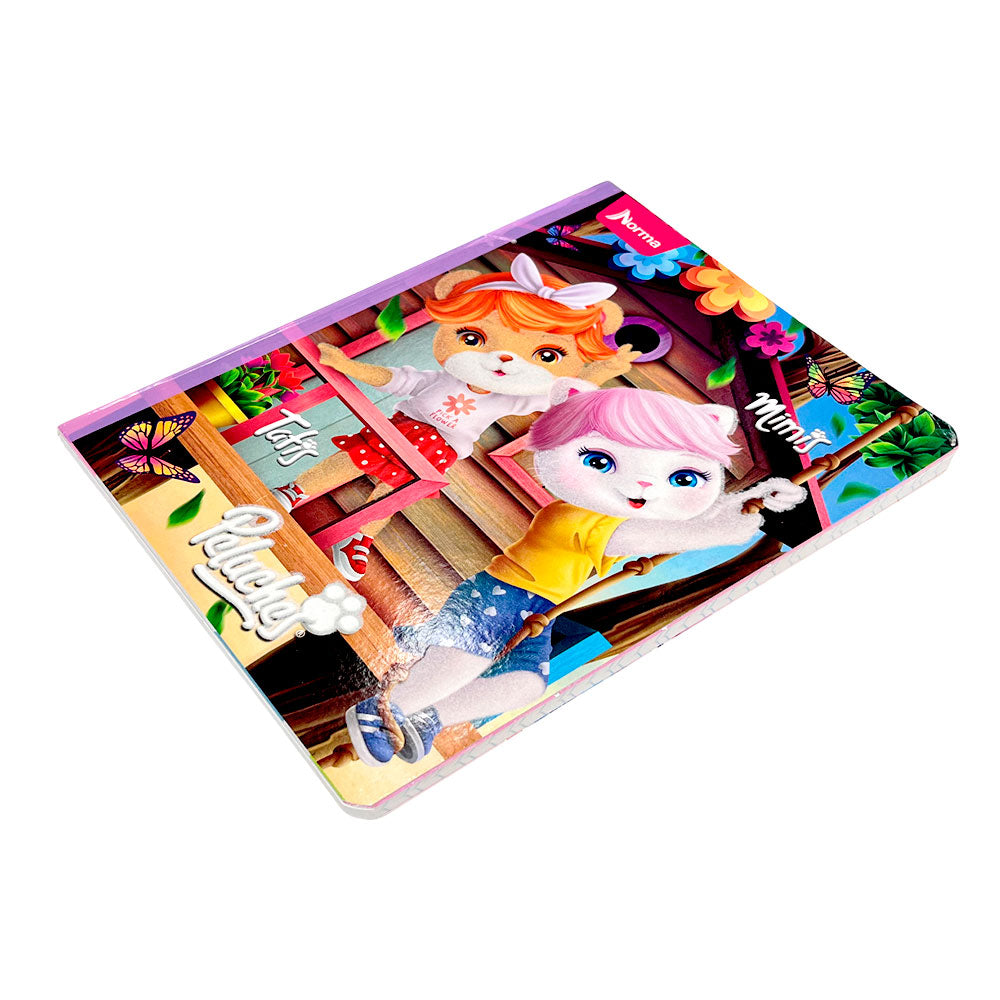 Cuaderno Cosido Grande Norma Peluches - Doble Raya / 200 Páginas / Surtido
