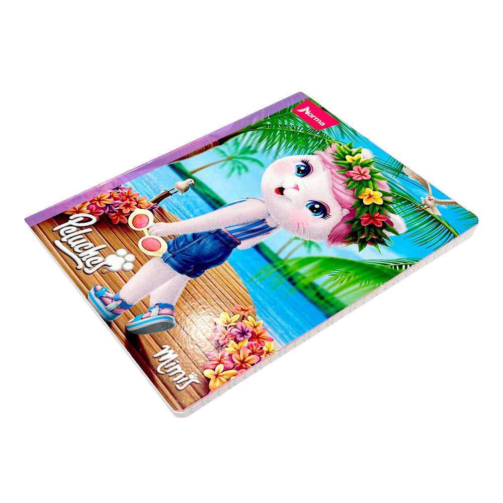 Cuaderno Cosido Grande Norma Peluches - Doble Raya / 200 Páginas / Surtido