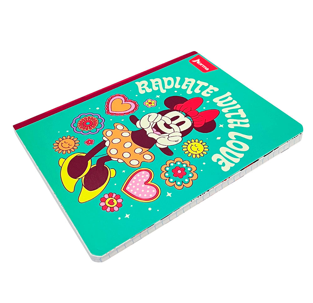 Cuaderno Grande Cosido Norma Minnie de Cuadrito / 200 Páginas / Surtido