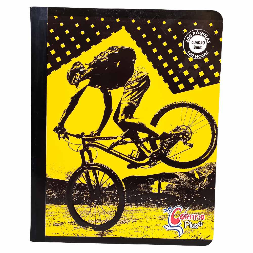 Cuaderno Cosido Grande de Cuadritos Corsario Plus 200 Páginas - Surtido