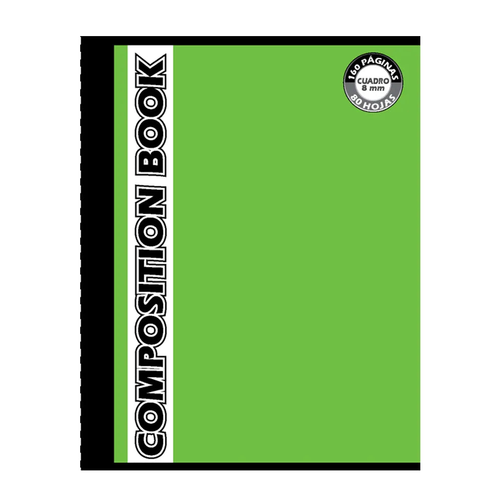 Cuaderno Cosido Mediano Composition de Cuadritos / 160 Páginas / Surtido