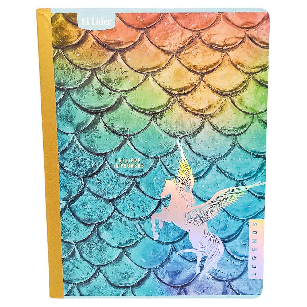 Cuaderno Cosido Grande Raya Ancha El Líder Legends 200 Páginas - Surtido