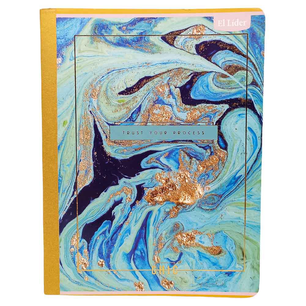 Cuaderno Cosido Grande Raya Ancha El Líder Chic 200 Páginas